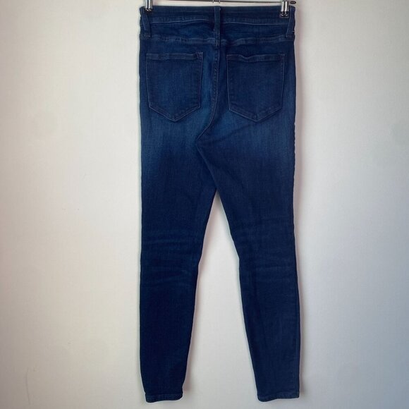 Gap Skinny Jeans Denim High Rise Universal Dark Wash Size 2/26R - Picture 6 of 8